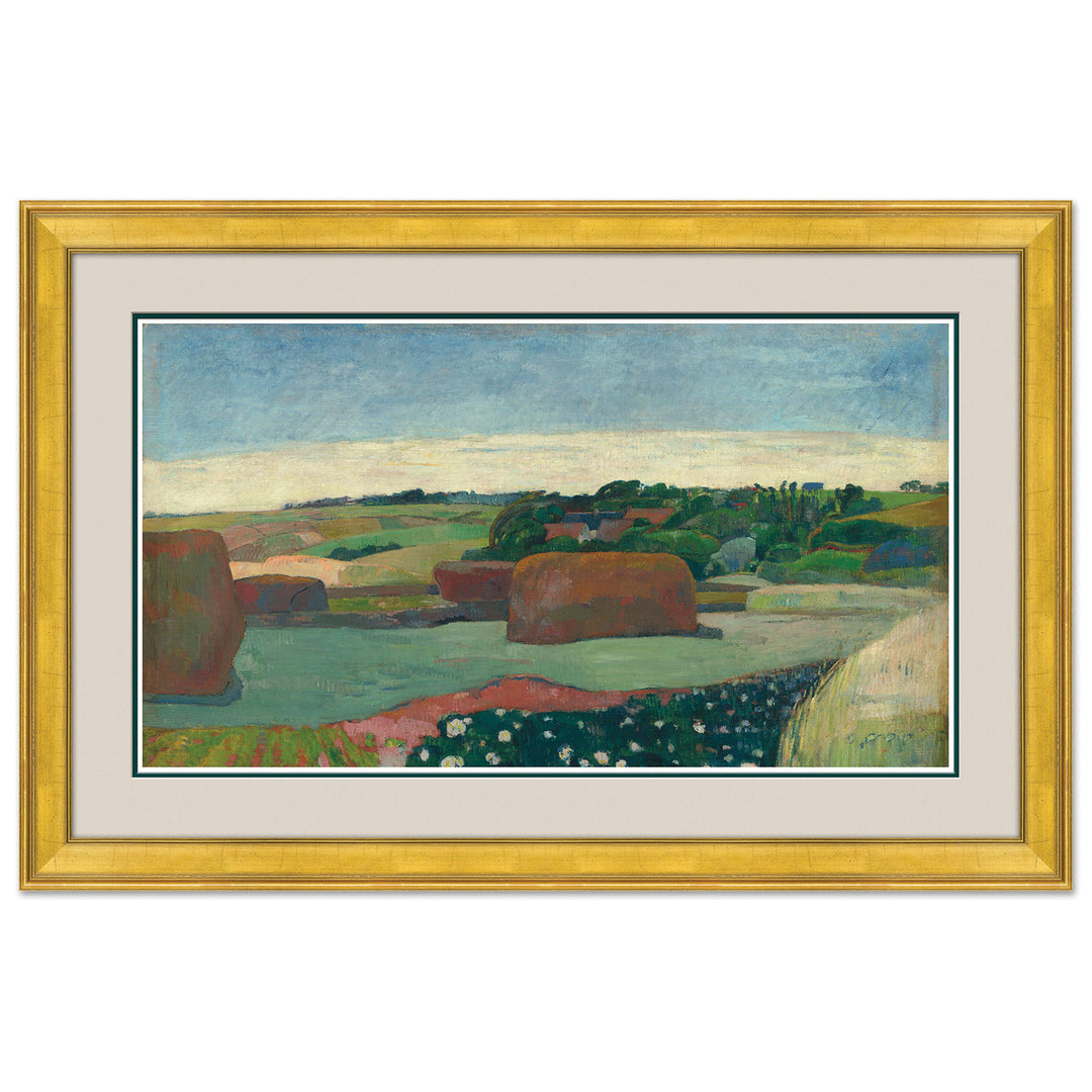 Haystacks in Brittany, Paul Gauguin by Soicher Marin