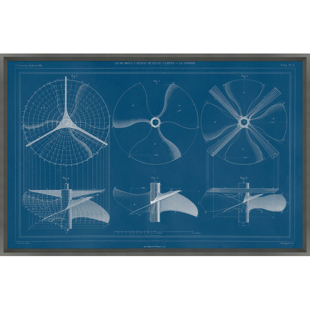 19th Century Mechanical Drawings Of Ships 2 by Soicher Marin