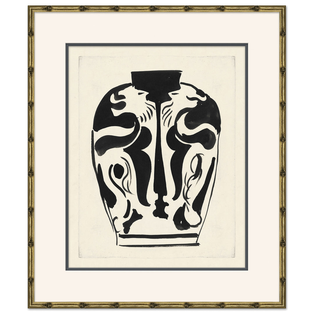 Art Deco Vases in Black 4 by Soicher Marin