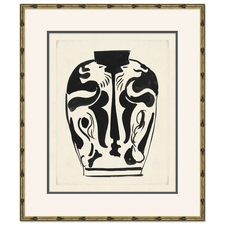 Art Deco Vases in Black 4 by Soicher Marin