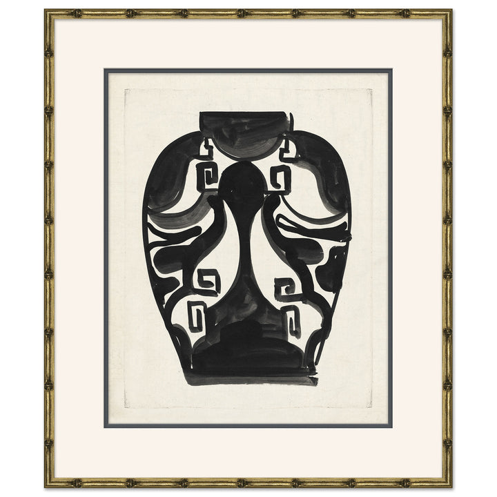 Art Deco Vases in Black 5 by Soicher Marin