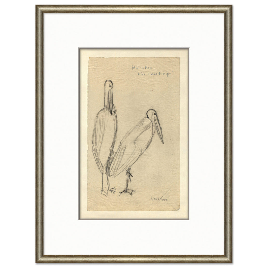 At the Zoo Sketch Series - Birds by Soicher Marin