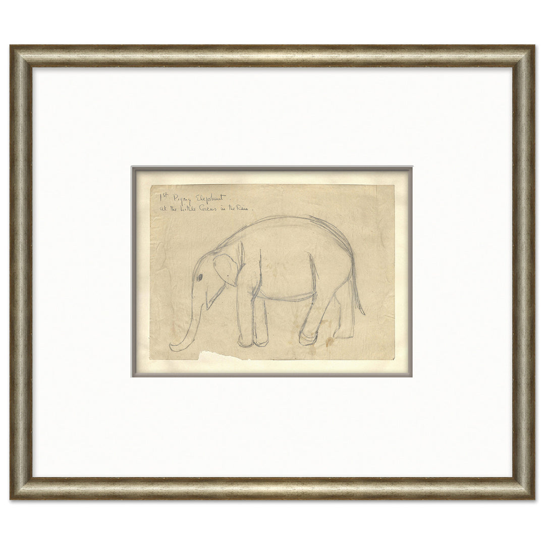 At the Zoo Sketch Series - Elephant by Soicher Marin