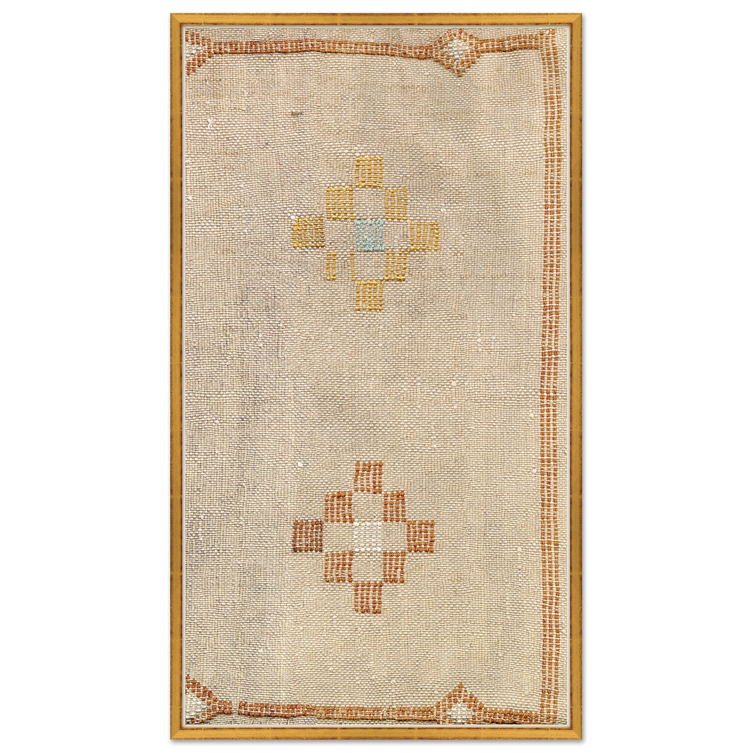 Moroccan Pillows Triptych in Taupe 3 by Soicher Marin