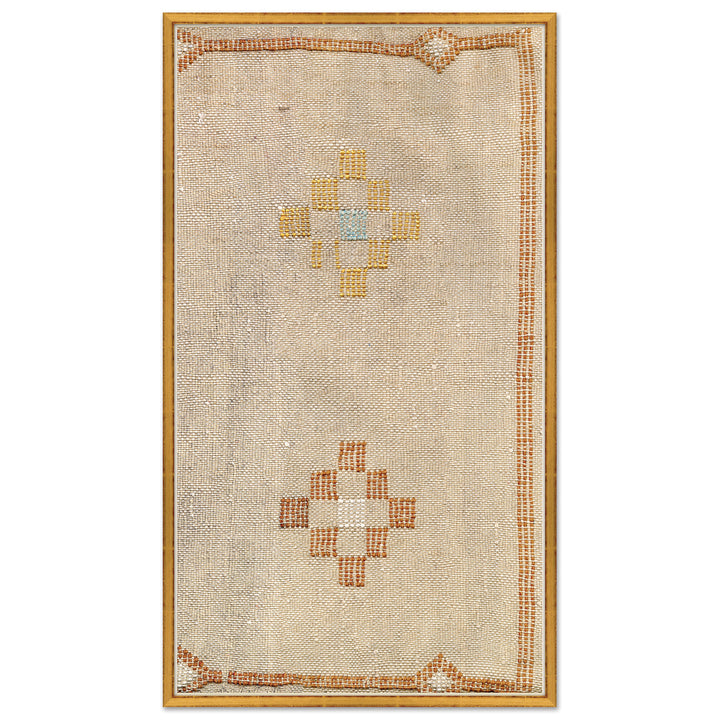 Moroccan Pillows Triptych in Taupe 3 by Soicher Marin