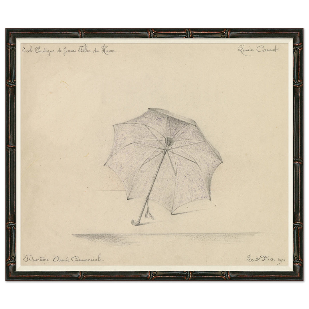 Black & White Umbrella Sketch by Soicher Marin