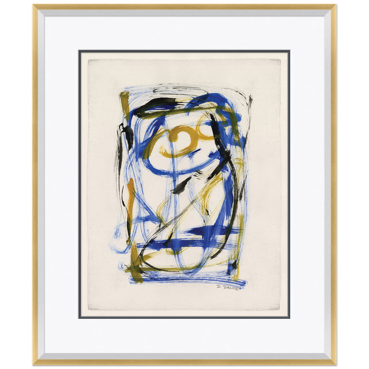 Abstracts in Blue and Yellow 2 by Soicher Marin
