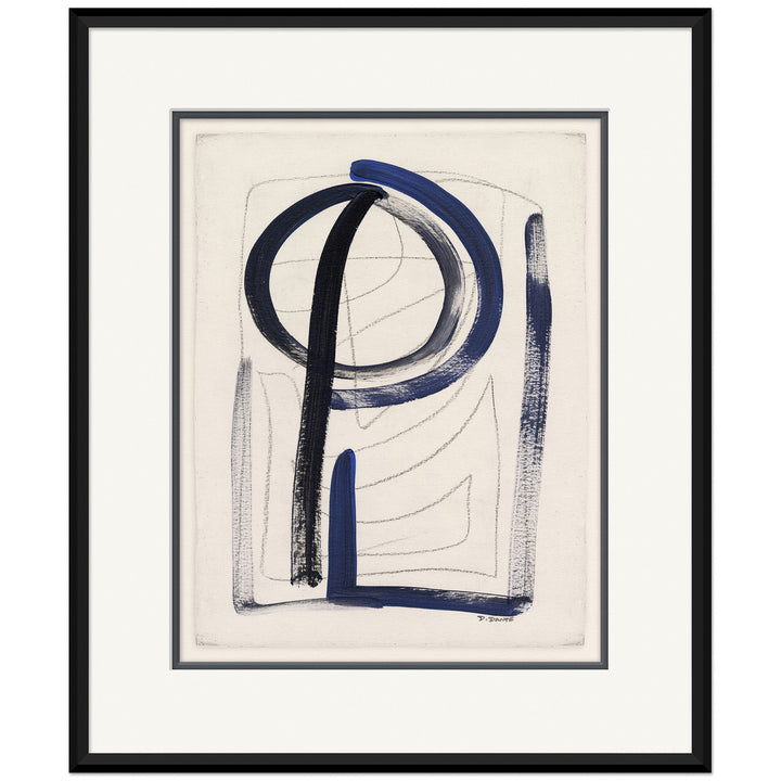 Abstract Shapes in Blue 6 by Soicher Marin