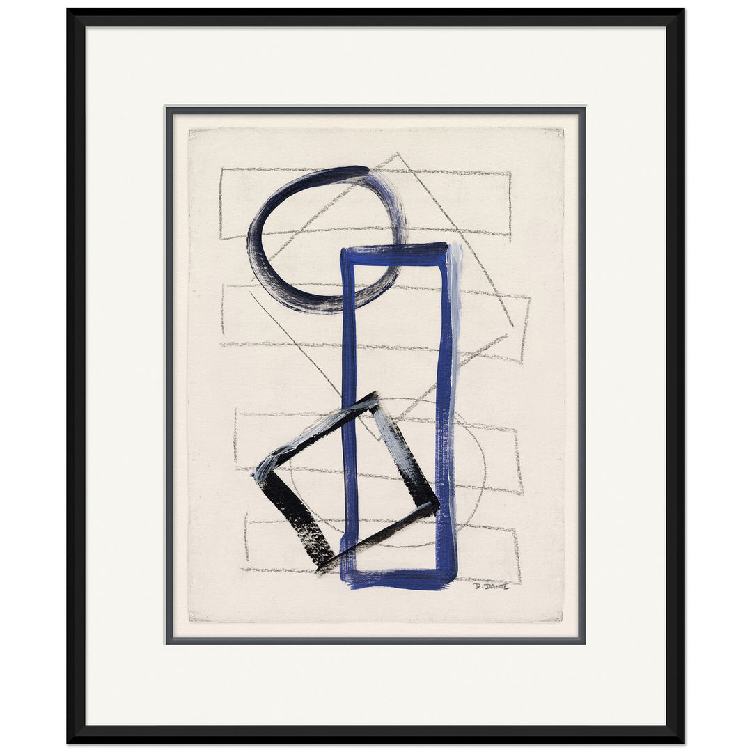Abstract Shapes in Blue 7 by Soicher Marin