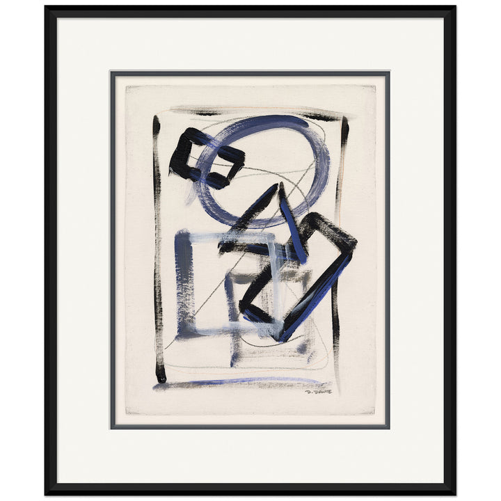 Abstract Shapes in Blue 8 by Soicher Marin