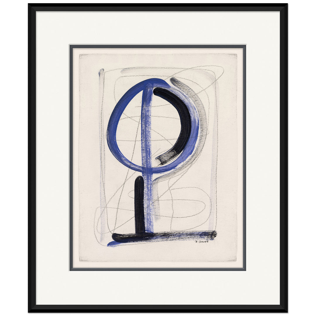 Abstract Shapes in Blue by Soicher Marin