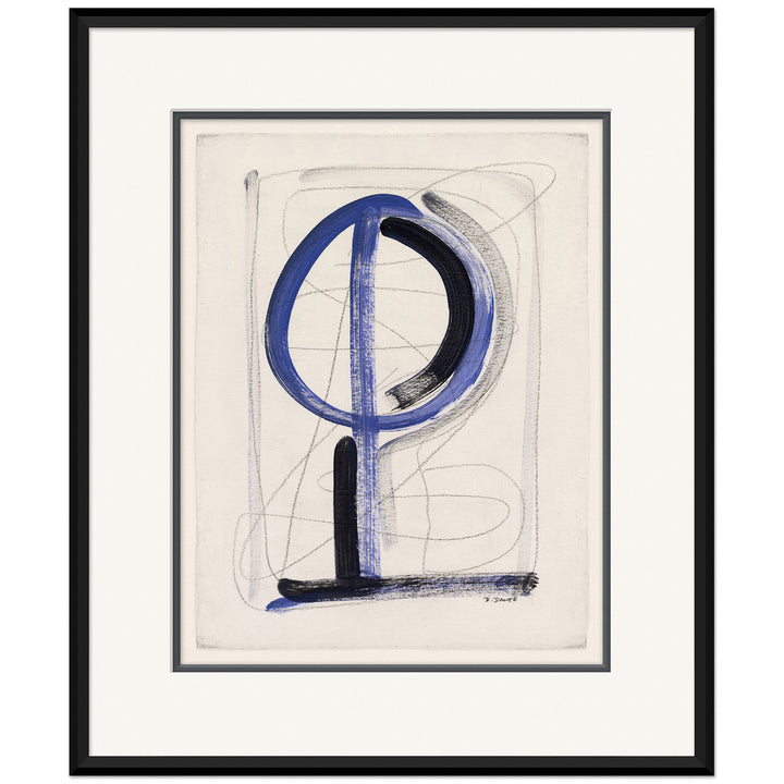 Abstract Shapes in Blue by Soicher Marin