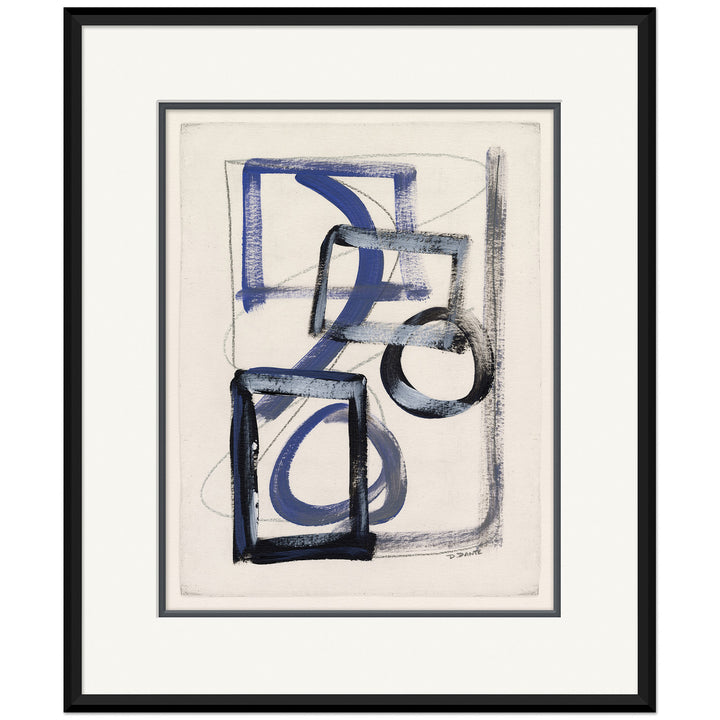 Abstract Shapes in Blue 2 by Soicher Marin