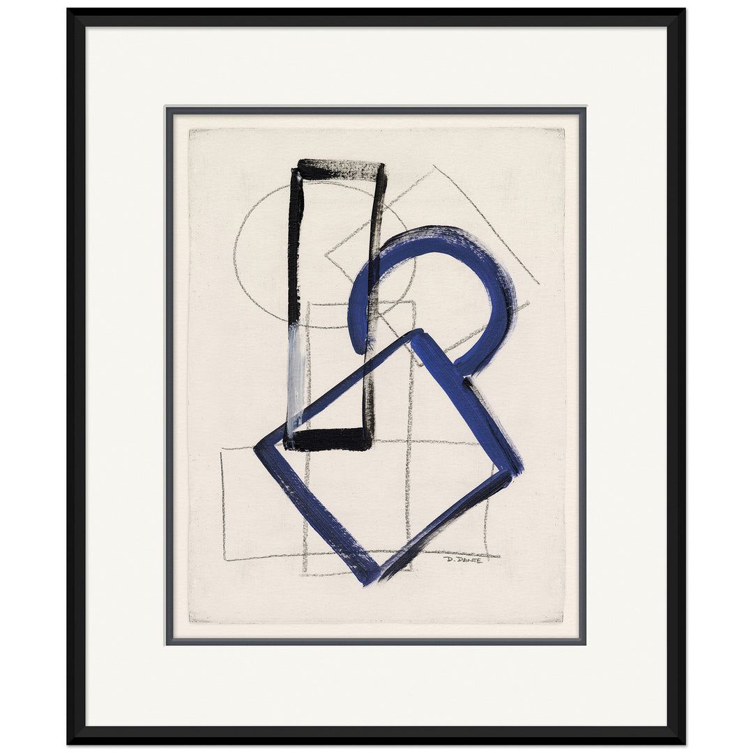 Abstract Shapes in Blue 4 by Soicher Marin