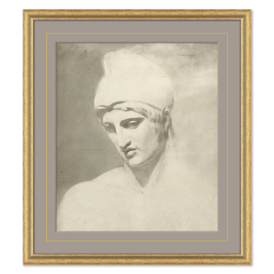 Bust Detail of Greek Soldier by Soicher Marin