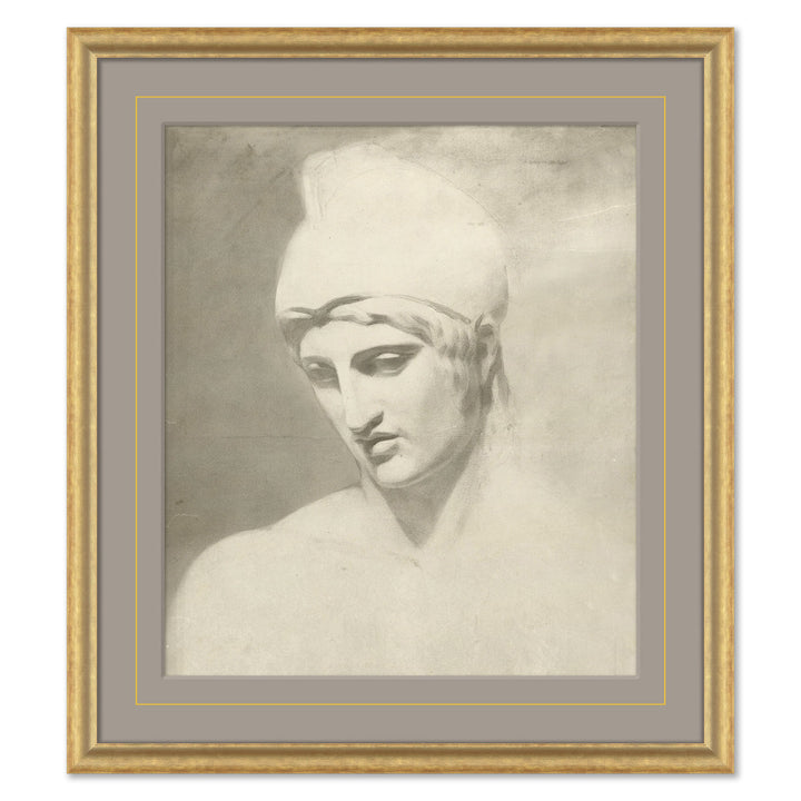 Bust Detail of Greek Soldier by Soicher Marin