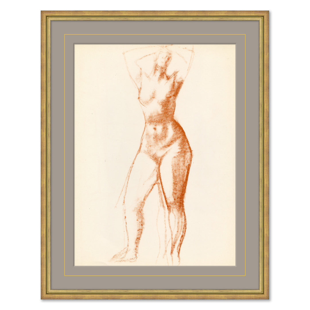 Studies of Nudes in Sepia I by Soicher Marin