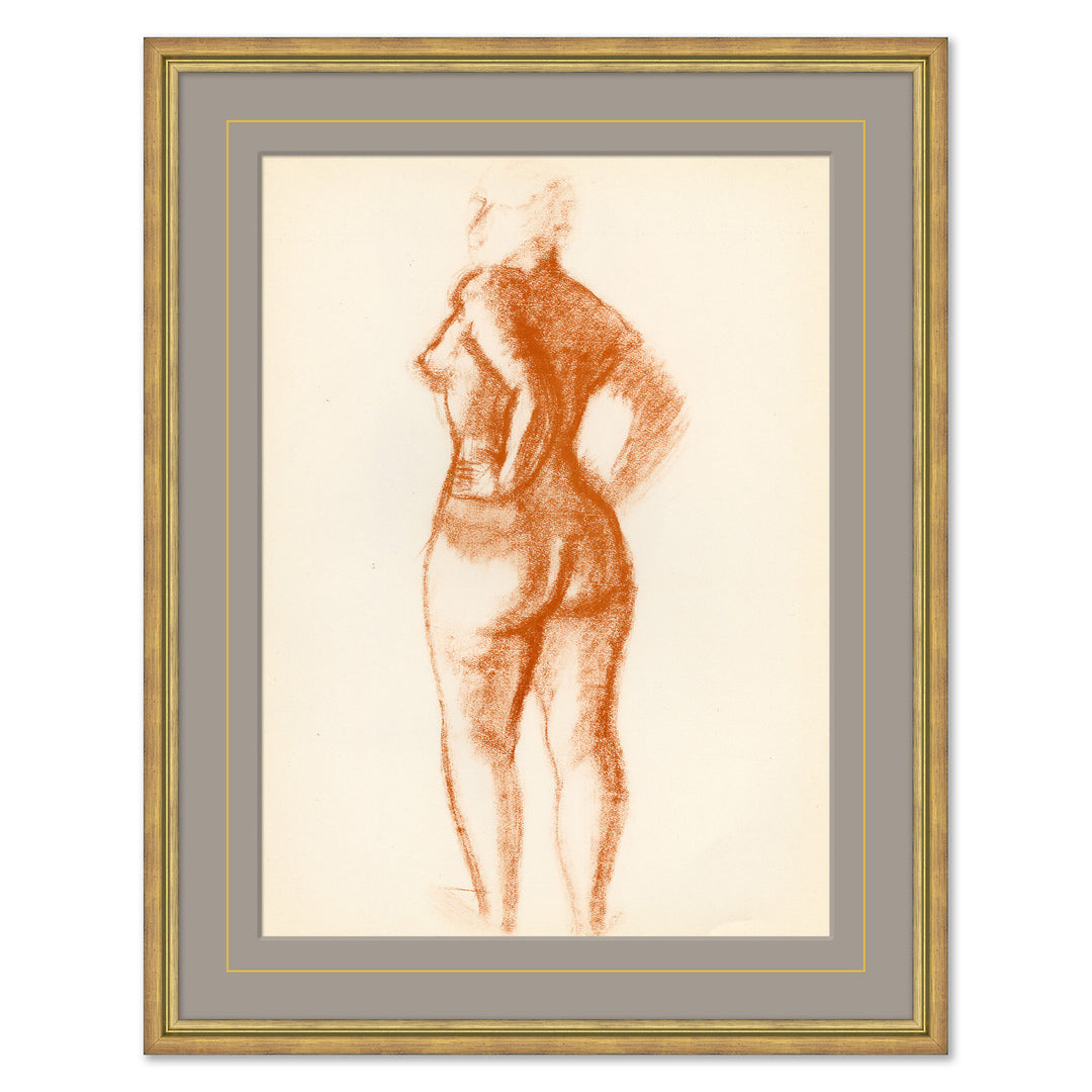 Studies of Nudes in Sepia II by Soicher Marin