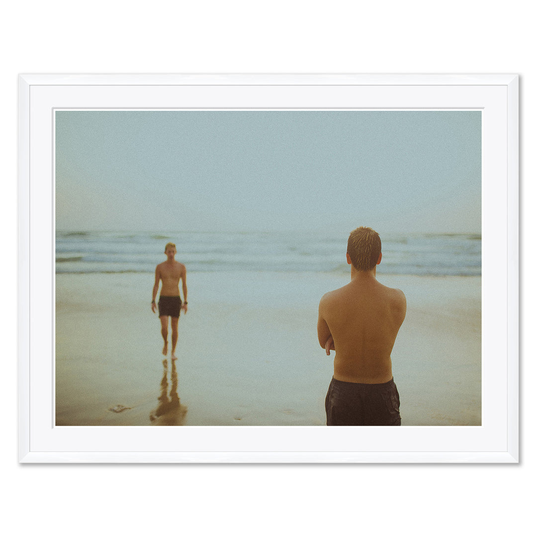 Boys at the Beach by Soicher Marin