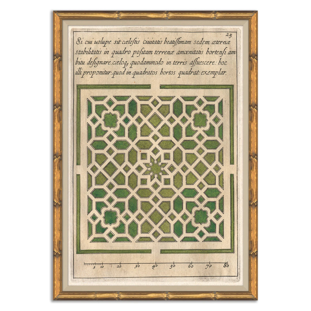 Antique Garden Plans I by Soicher Marin