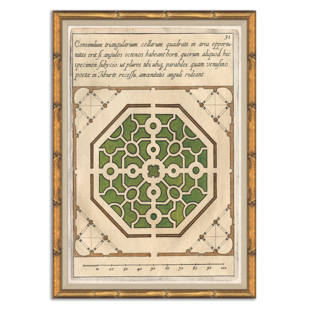 Antique Garden Plans IV by Soicher Marin