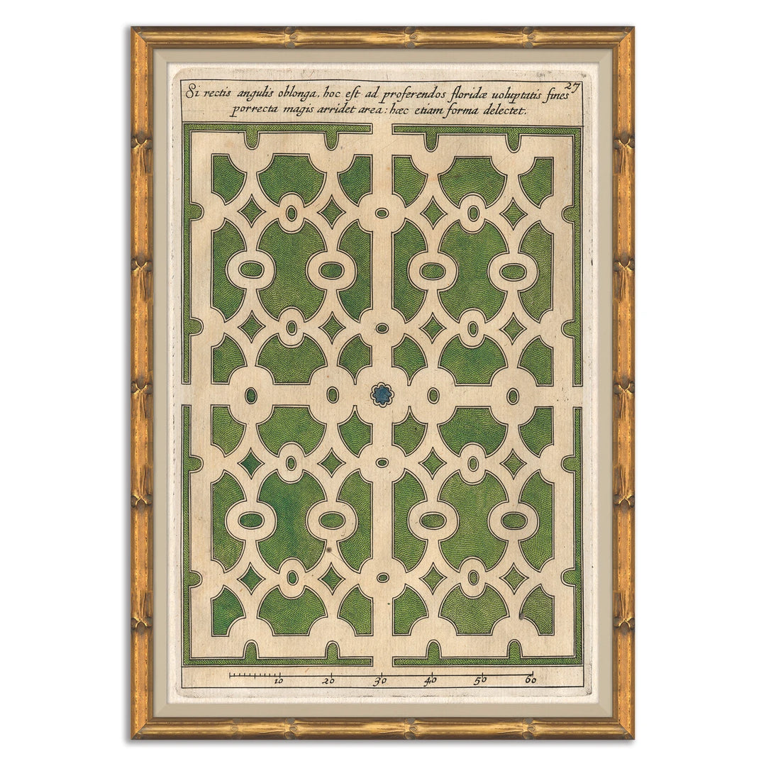 Antique Garden Plans V by Soicher Marin