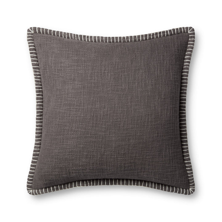 Loloi PLL0109 Grey 22'' x 22'' Cover Only Pillow