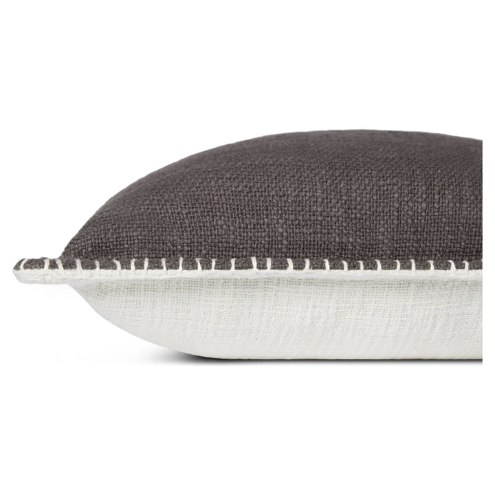 Loloi PLL0109 Grey 13'' x 21'' Cover Only Pillow