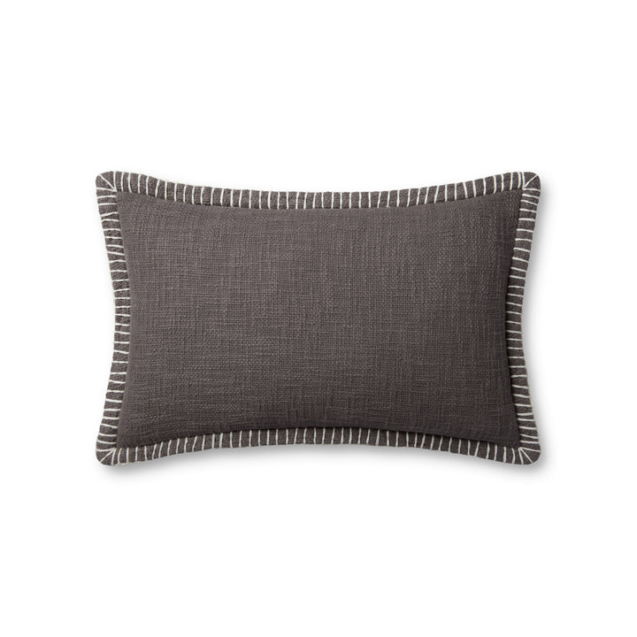 Loloi PLL0109 Grey 13'' x 21'' Cover Only Pillow