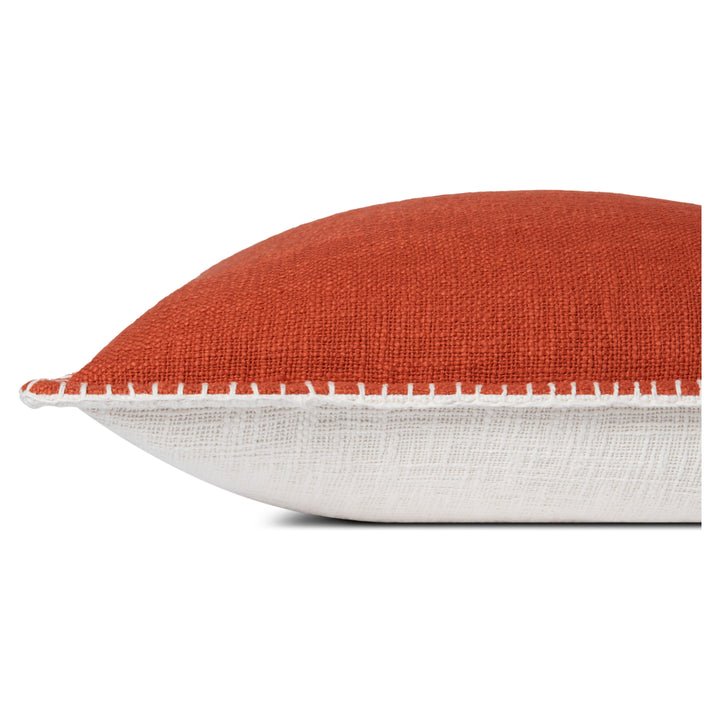 Loloi PLL0109 Orange 22'' x 22'' Cover Only Pillow