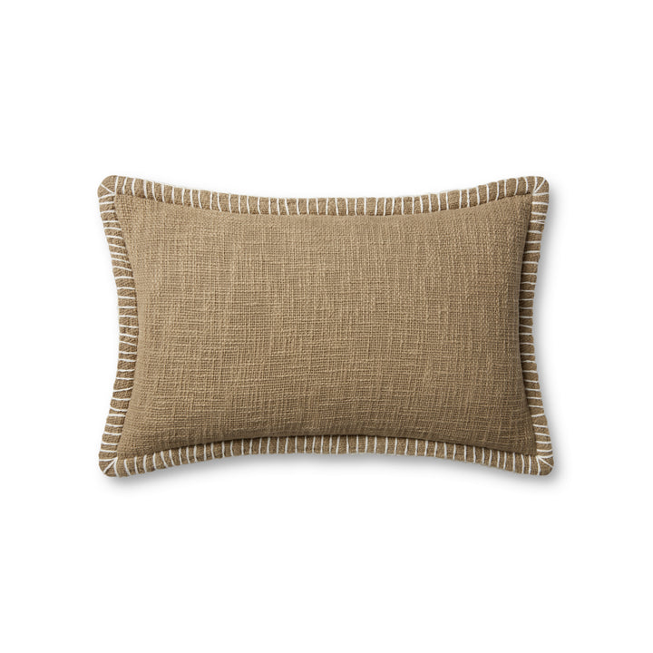 Loloi PLL0109 Taupe 13'' x 21'' Cover Only Pillow