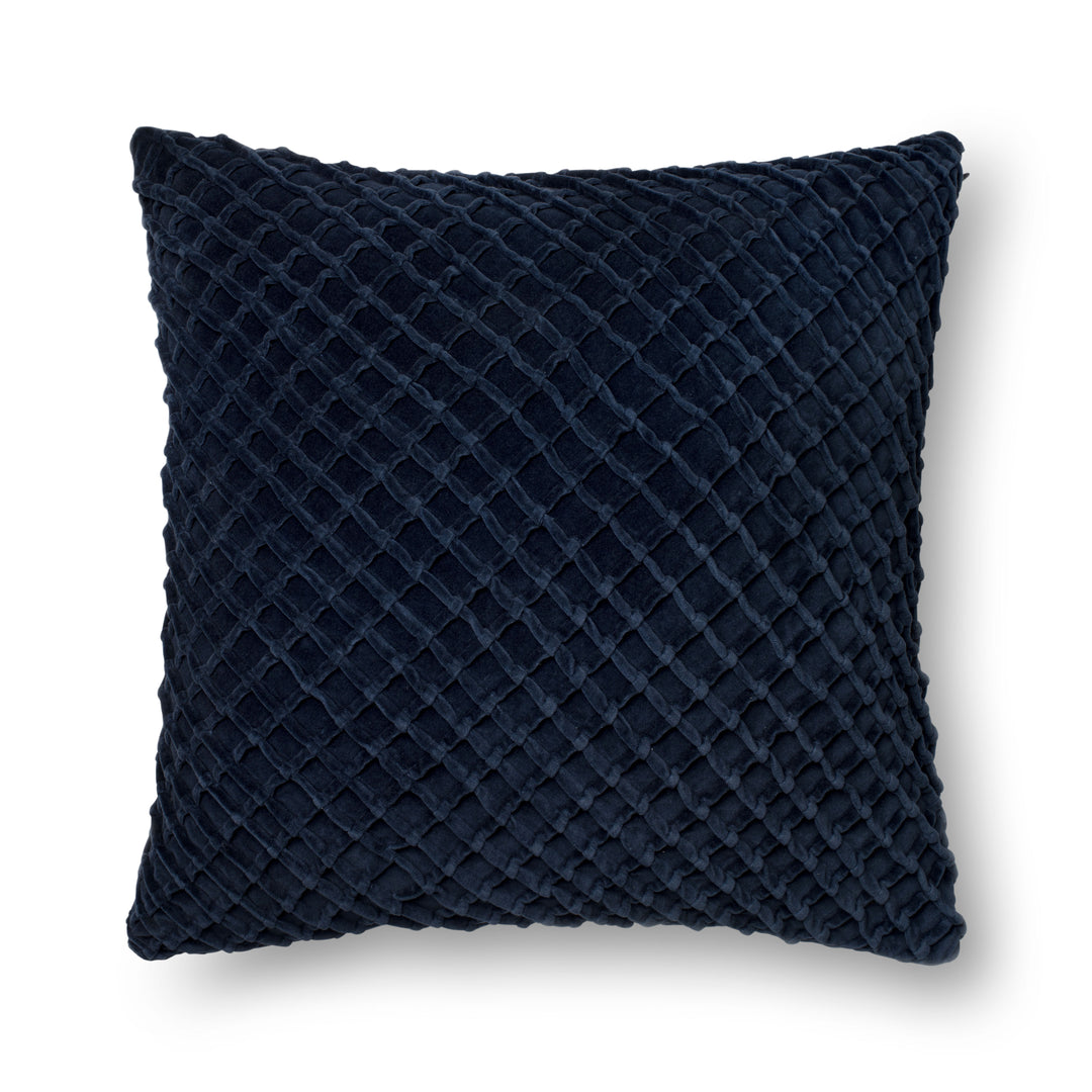 Loloi P0125 Navy 22" x 22" Cover w/Poly Pillow