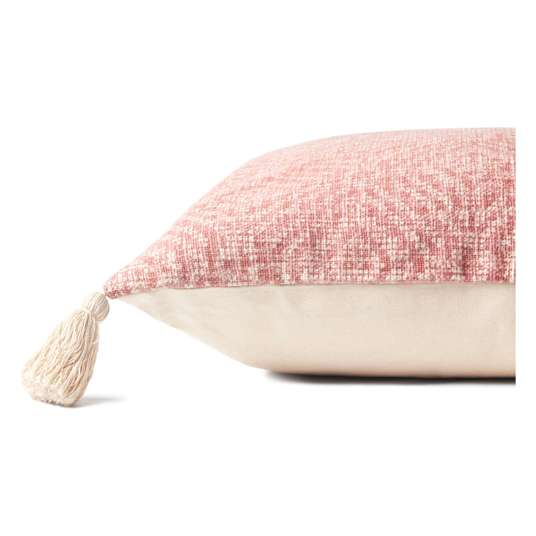 Loloi P0621 Pink 22" x 22" Cover Only Pillow