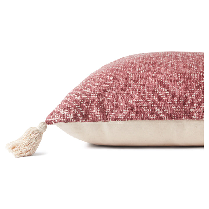 Loloi P0621 Red 22" x 22" Cover Only Pillow