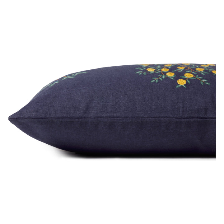 Rifle Paper Co. x Loloi PRP0009 Navy / Multi 13" x 21" Cover w/Poly Pillow