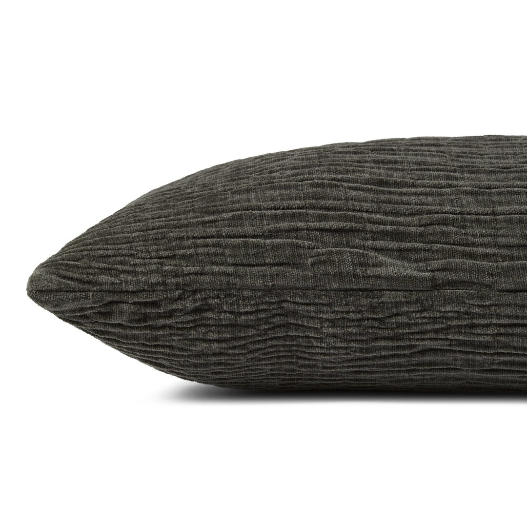 Loloi Charcoal 13'' x 21'' Cover w/Down Pillow