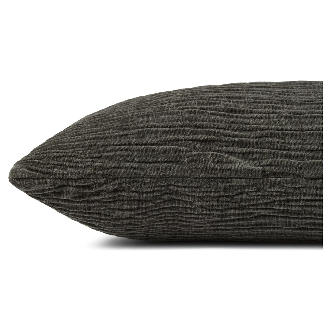 Loloi Charcoal 13'' x 21'' Cover Only Pillow