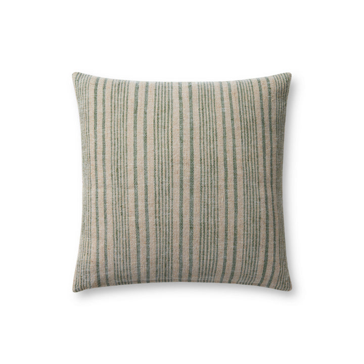 Loloi Elaine Beige / Sage 18'' x 18'' Cover Only Pillow