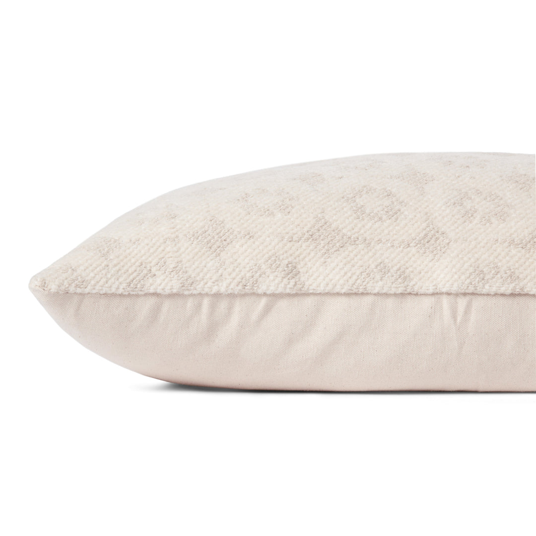 Loloi Ava Ivory 13'' x 35'' Cover w/Down Pillow