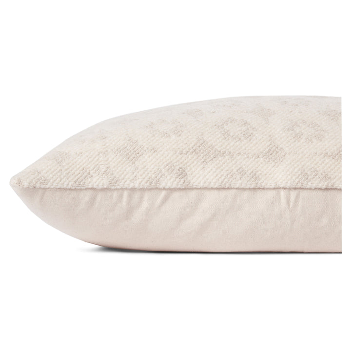 Loloi Ava Ivory 13'' x 35'' Cover w/Poly Pillow