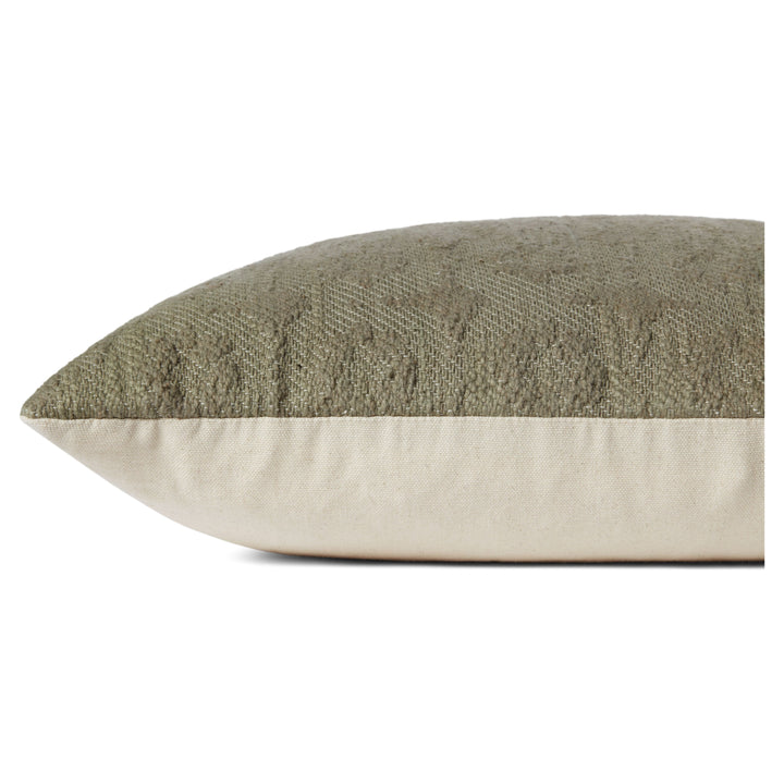 Loloi Scarlett Taupe 18'' x 18'' Cover Only Pillow