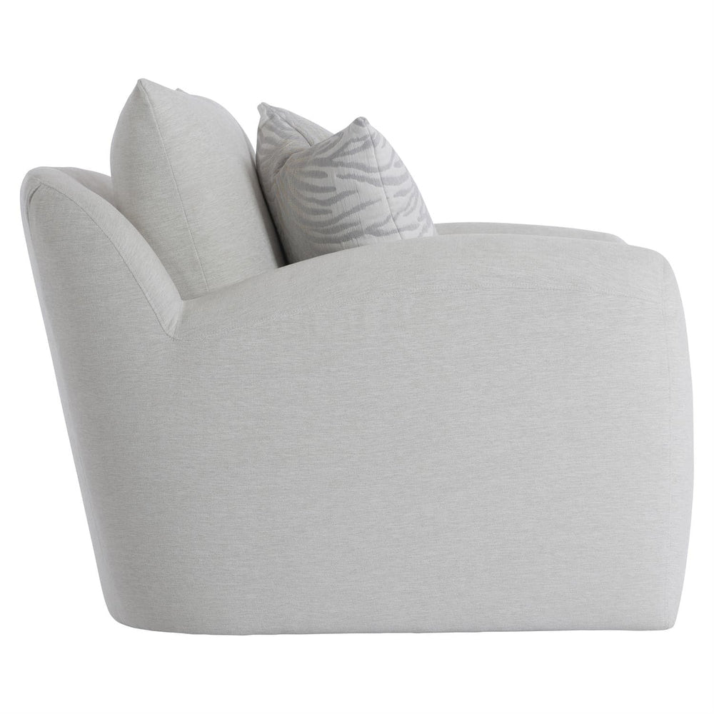 Asher Fabric Swivel Chair-Bernhardt-BHDT-P1052SA-Lounge ChairsWith Pillows-2-France and Son