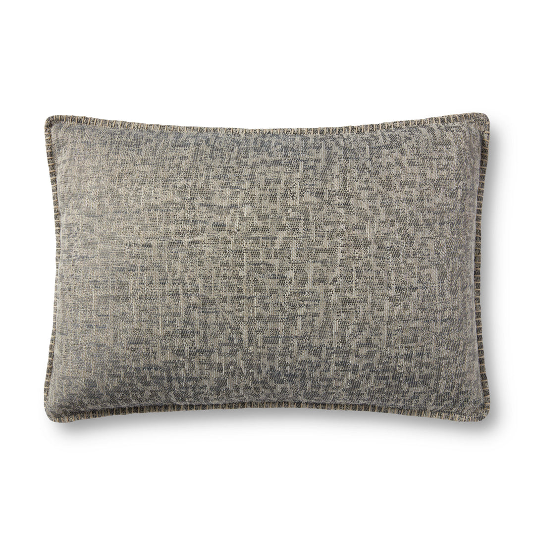 Loloi P0896 Grey 16" x 26" Cover w/Down Pillow