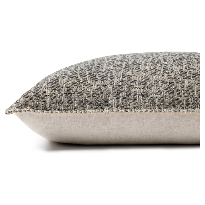 Loloi P0896 Grey 16" x 26" Cover Only Pillow