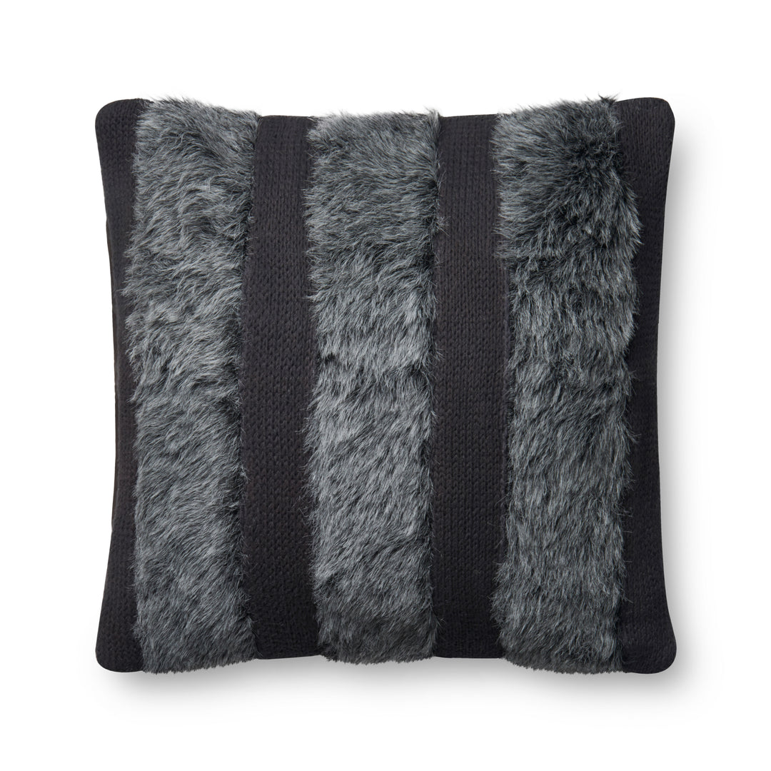 Loloi P0519 Grey 13" x 21" Cover Only Pillow