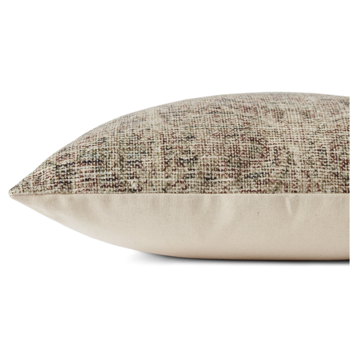 Loloi Beige / Multi 18'' x 18'' Cover w/Poly Pillow