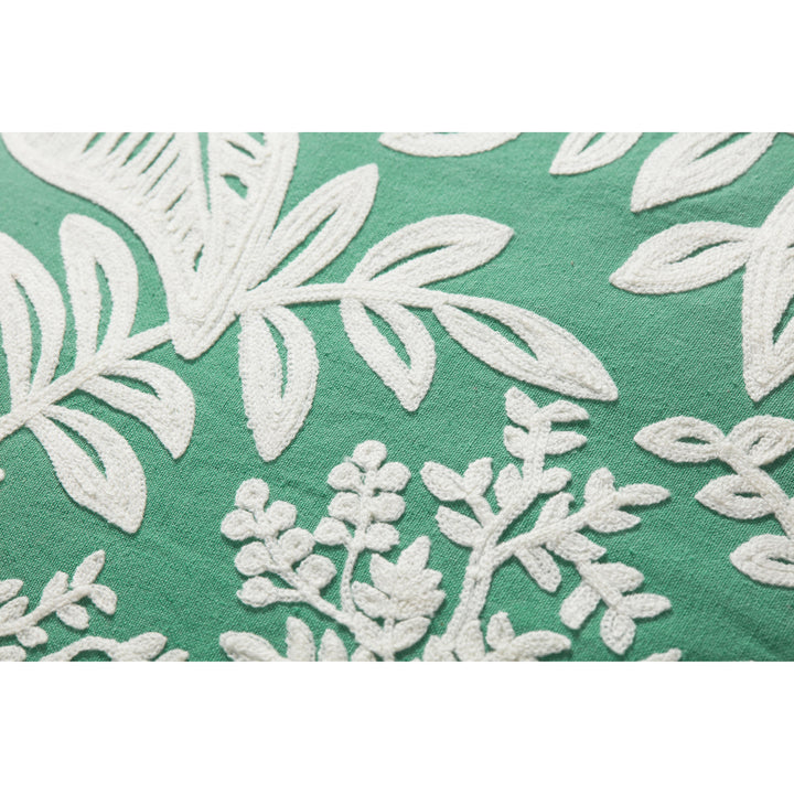 Rifle Paper Co. x Loloi PRP0002 Sage / White 22" x 22" Cover w/Down Pillow