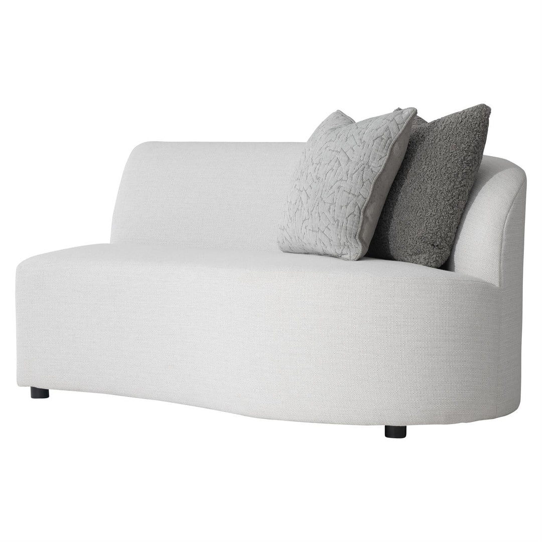 Elle Fabric Loveseat-Bernhardt-BHDT-P1541A-SofasRight Arm-With Pillows-5-France and Son