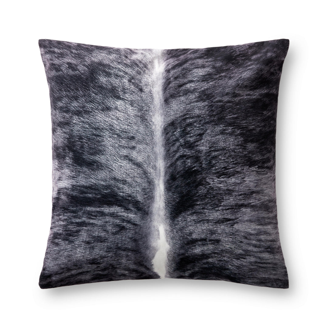 Loloi P0979 Charcoal 22" x 22" Cover Only Pillow