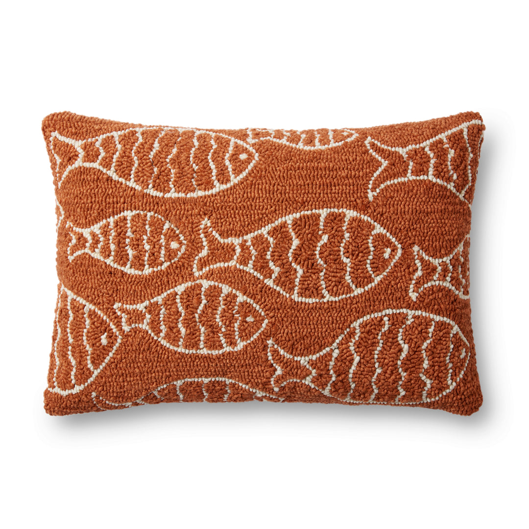 Loloi P0908 Orange 16" x 26" Cover Only Pillow